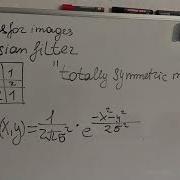 3 Basic Filters Box Gaussian Median