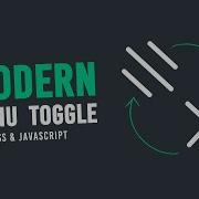Modern Animated Menu Toggle Button Using Html CSS Javascript OnlineTutorialsYT