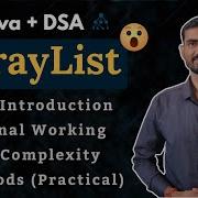 ArrayList In Java DSA Tutorial Working Time Complexity Methods