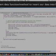 Inserting Data In SQLite Database Xcode Tutorial Part 2