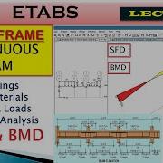 CONTINUOUS BEAM Analysis Using ETABS Lec 3 Beginner To Advance Level