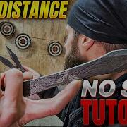 NO SPIN Knife Throwing Long Distance Tutorial