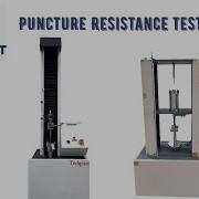 Puncture Resistance Tester Techplast Testing Machines ASTM D 6241 ASTM D 4833