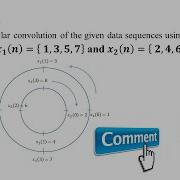 09 Circular Convolution Of Two Sequence Using Circle Method Example 1 DFT Properties Example