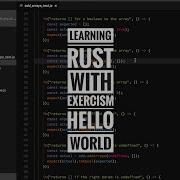 Learning Rust With Exercism Hello World