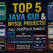 Top 5 Java GUI Projects With MySQL Database You Must Try In 2026 With Code PPT