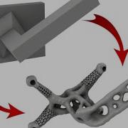 Topology Optimization Lattice Structure On Structural Part KD