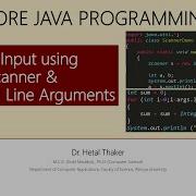 User Input Using Scanner And Command Line Arguments