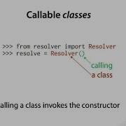 Python Classes Are Callable