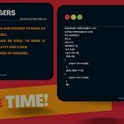 Burger BURGERS Codechef Codechef Problem Solution Programming Hackerrank Ab