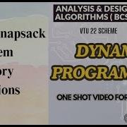 KNAPSACK PROBLEM Memory Functions ADA BCS401 Mod4 VTU VTUPadhai Daa Vtu Kanpsack Bcs401