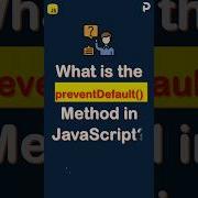 PreventDefault Method In JavaScript Shortsviral Shorts Javascript