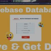 Как ЗАПИСЫВАТЬ ЧИТАТЬ ОБНОВЛЯТЬ и УДАЛЯТЬ данные в базе данных Firebase с помощью JavaScript
