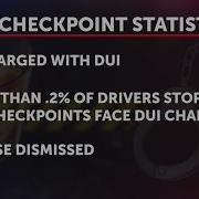 Thousands Stopped Just Seven Arrested For DUI At Checkpoints