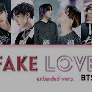 BTS 방탄소년단 Fake Love Extended Ver New Ver Color Code Han Rom Eng