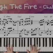 Through The Fire Chaka Khan Piano Cover 피아노 커버 악보 Piano Sheet Music
