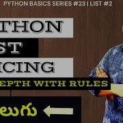 23 Python List Slicing In Telugu Rules Of Positive Negative Slicing In Lists Python In Telugu
