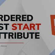 HTML Tips And Tricks Part 6 HTML Ordered List Start Attribute Shorts