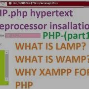 PHP PHP HYPERTEXT PREPROCESSOR INTRODUCTION AND WAMP NSTALLATION