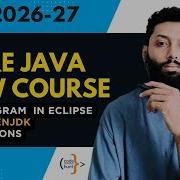 Core Java 2026 27 First Program In Eclipse OpenJDK Java Editions CodeHunt Saif Sir