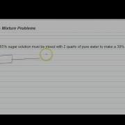 OBJ 8 Mixture Problems Sample 1