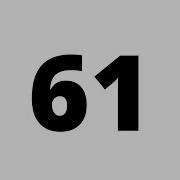 61 Second Countdown Timer White Screen With Sound Effect