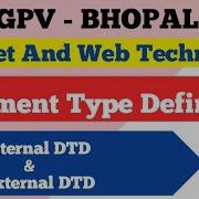 Document Type Definition DTD Internal DTD External DTD IWT