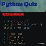 PYTHON PROGRAMMING QUIZ Python Blockchain Machinelearning Iot Datascience Ai Cod