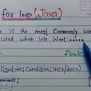 For Loop In Java Hindi Learn Coding