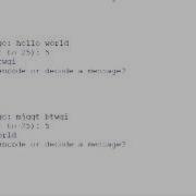 Python Caesar Shift Cipher 1