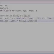 Intermediate Java Tutorial 12 AddAll