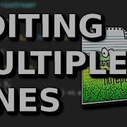Editing Multiple Lines Of Code In Notepad
