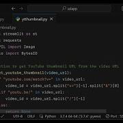 Python 3 Streamlit Project To Build Youtube Thumbnail Downloader From Video URL In Browser