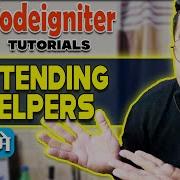 Codeigniter Tutorial In Hindi Extending Helpers Part 14