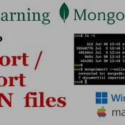 MongoDB How To Import And Export JSON Files MongoDB 02
