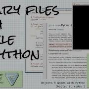Binary Files With Pickle In Python Practice Links Objects Games W Python Ch 6 Video 2