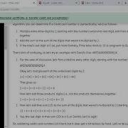 Credit Card Validation Using Luhn S Algorithm Implemented By A Program In C