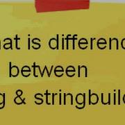 Difference Between String And Stringbuilder In Csharp C NET Interview Questions Answers
