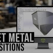 Creating A Round To Square Sheet Metal Transition In SOLIDWORKS