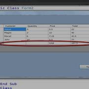 Visual Basic Net Add Row Total To DataGridView Footer