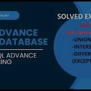 SQL Advance LAB 2 Part 2 Set Operations Solved Exercise
