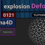0121 Explosion Deformer In Cinema 4d