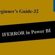 Power BI IFERROR Vs ISERROR Function Iferror Pbi Iserror Pbi If Error Pbi Is Error Pbi