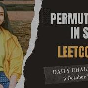 567 Permutation In String Leetcode Daily POTD 5 Oct 2024 Medium Java Hindi