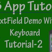 UITextField IOS Tutorial Using Objective C Accept User Input
