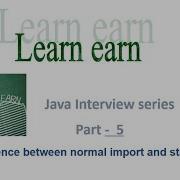 Java Interview Series Lecture 5 Static Import And Import