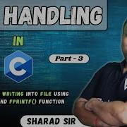 Reading And Writing Into File Using Fscanf And Fprintf Function In C Part 3 File Handling In C