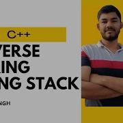 Reverse String Using Stack C Tutorial To Reverse The String Using Stack Dsa Coding Strings