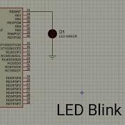 Blink Led Using PIC Microcontroller PIC16F877A And MPLABX IDE