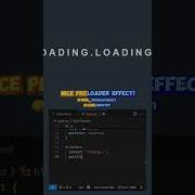 How To Create An Awesome Preloader Effect With HTML CSS